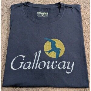 Levelwear Galloway National Golf Club Blue Short Sleeve T-Shirt Men's XL